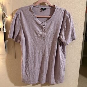 Vince Lavender Casual Button Down Shirt